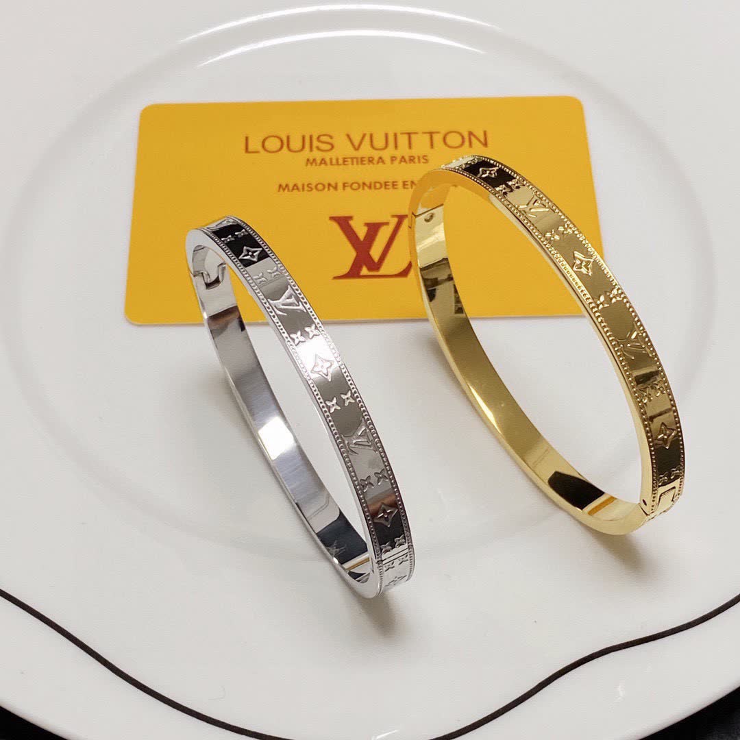 Louis Vuitton Monogram Star Bangle Bracelet